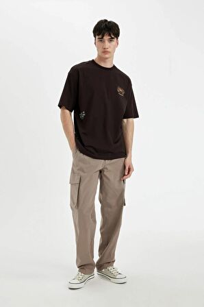 DeFacto Rick and Morty Comfort Fit Bisiklet Yaka Kısa Kollu Tişört B8099AX24SMBN337