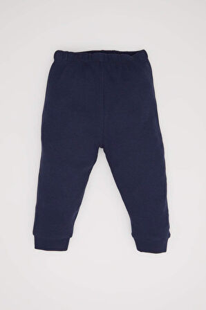 DeFacto Erkek Bebek Pijama Takımı Uzun Kollu Waffle Üst Beli Lastikli Uzun Alt D6810A5NSNV94