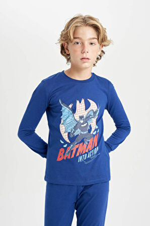 DeFacto Erkek Çocuk Batman Uzun Kollu Pijama Takımı D5093A824WNNV131