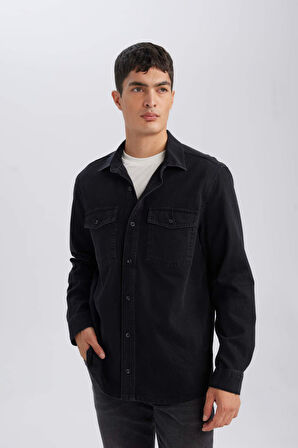 DeFacto Regular Fit Uzun Kollu Gömlek D5386AX24AUNM40