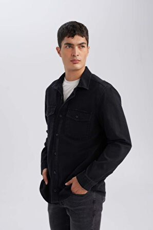 DeFacto Regular Fit Uzun Kollu Gömlek D5386AX24AUNM40