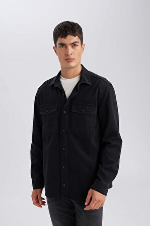 DeFacto Regular Fit Uzun Kollu Gömlek D5386AX24AUNM40