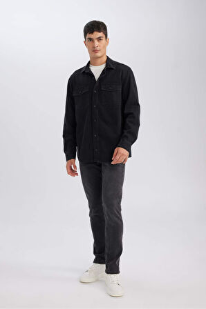 DeFacto Regular Fit Uzun Kollu Gömlek D5386AX24AUNM40
