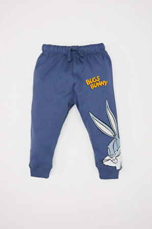 DeFacto Erkek Bebek 2'li Takım Looney Tunes Bisiklet Yaka Sweatshirt Beli Lastikli Eşofman Altı D5934A524WNBE364