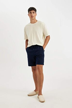 DeFacto Relax Fit Pamuklu Bermuda Şort D1051AX24SMNV128