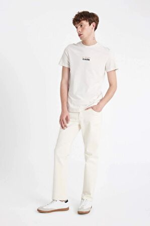 DeFacto Sergio Regular Fit Normal Kalıp Normal Bel Boru Paça Jean Pantolon D4460AX24HSBG714