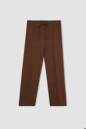 DeFacto x Manuka Straight Fit Keten Pantolon D4388AX24HSBN333