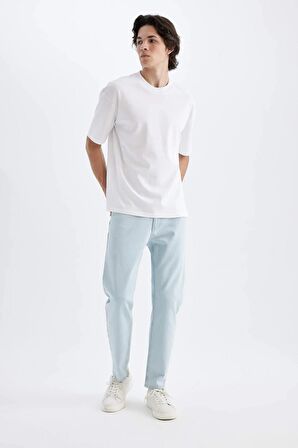 Slim Tapered Fit Dar Kalıp Normal Bel Daralan Paça Jean Pantolon