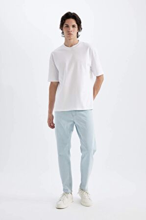Slim Tapered Fit Dar Kalıp Normal Bel Daralan Paça Jean Pantolon