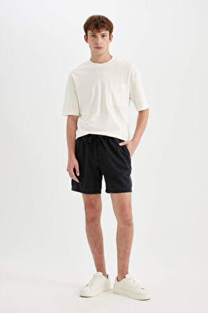 DeFacto Relax Fit Bermuda Şort D4390AX24SMNM36