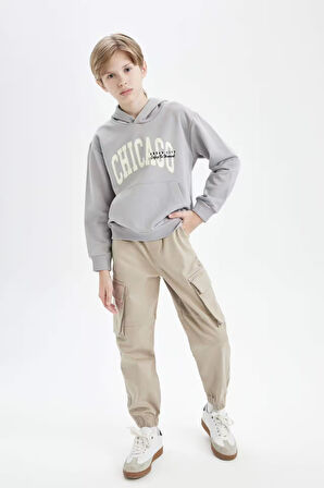 Erkek Çocuk Jogger Paça Gabardin Pantolon