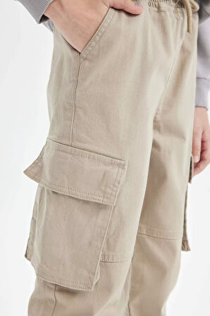 Erkek Çocuk Jogger Paça Gabardin Pantolon