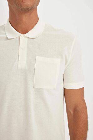 DeFacto New Regular Fit Kısa Kollu Pike Basic Düz Polo Tişört D4610AX24SMER98