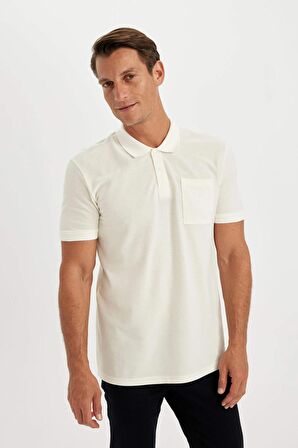 DeFacto New Regular Fit Kısa Kollu Pike Basic Düz Polo Tişört D4610AX24SMER98