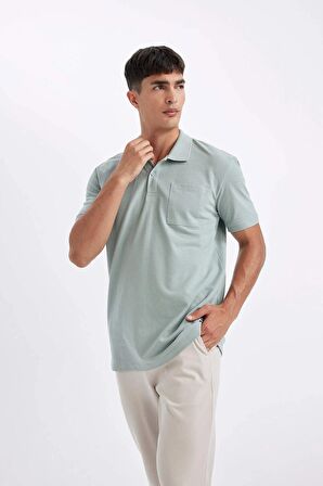 DeFacto New Regular Fit Kısa Kollu Pike Basic Düz Polo Tişört D4610AX24SMGR488