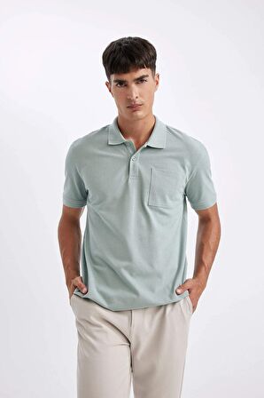 DeFacto New Regular Fit Kısa Kollu Pike Basic Düz Polo Tişört D4610AX24SMGR488