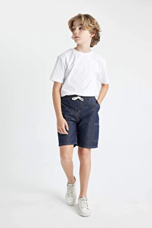 DeFacto Erkek Çocuk Jean Şort D2687A824SMNM34
