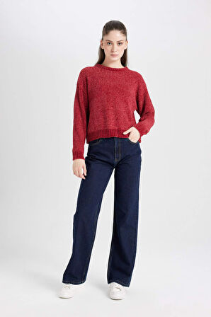 Regular Fit Bisiklet Yaka Triko Kazak