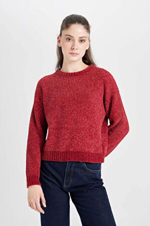 Regular Fit Bisiklet Yaka Triko Kazak