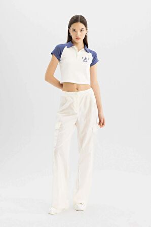 DeFacto Coool Fitted Baskılı Kısa Kollu Tişört D1093AX24SMPR160