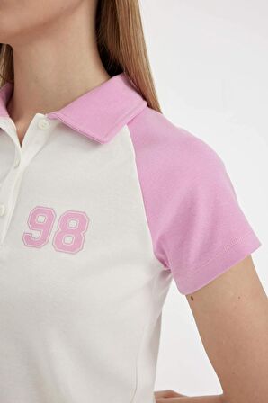 DeFacto Coool Fitted Baskılı Kısa Kollu Tişört D1093AX24SMPN450