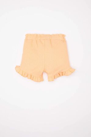 DeFacto Kız Bebek Comfort Fit Waffle Şort A8043A524SMOG293