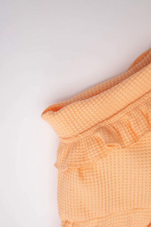 DeFacto Kız Bebek Comfort Fit Waffle Şort A8043A524SMOG293