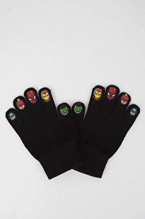 Erkek Çocuk Marvel Avengers Baskılı Eldiven