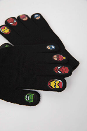 Erkek Çocuk Marvel Avengers Baskılı Eldiven