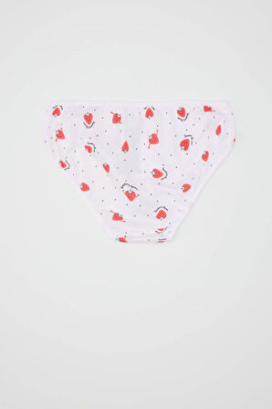 DeFacto Kız Çocuk Desenli 3'lü Slip Klüot C7958A824AUWT34