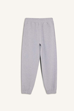 DeFacto Coool Basic Düz Jogger Eşofman Altı Beli Paçası Lastikli E1478AX24WNGR210