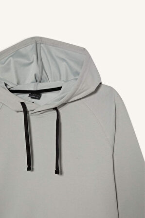 DeFactoFit Standart Fit Kapüşonlu Sporcu Sweatshirt D8014AX25SPGR91