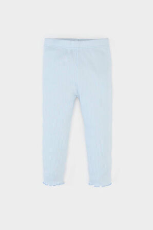 DeFacto Kız Bebek 2'li Takım Baskılı Kısa Kollu Fitilli Kaşkorse Tişört Beli Lastikli Alt A0457A525SMBE343