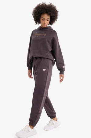 DeFacto NBA Brooklyn Nets Oversize Çift Cepli Jogger Paça Kalın Eşofman Altı D6154AX25SPAR223