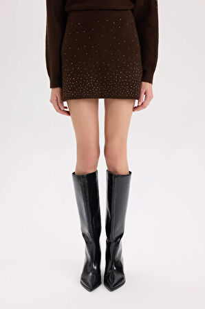 DeFacto A Kesim Mini Etek E2287AX24WNBN480