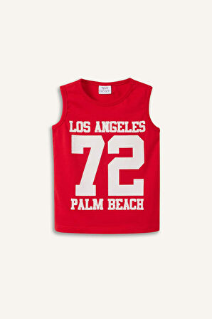 DeFacto Erkek Bebek Bisiklet Yaka Baskılı Atlet E2339A525HSRD79