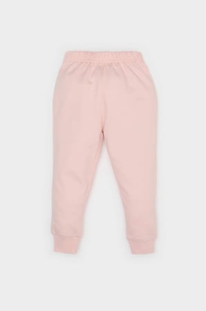 DeFacto Kız Bebek 2'li Takım Fiyonk Baskılı Sweatshirt Beli Lastikli Eşofman Altı E2866A525SPPN127