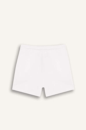 DeFacto Kız Çocuk Beli Lastikli Baskılı 2'li Şort Z8046A625SMRD256