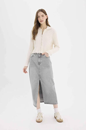 Long Fit Midi Jean Etek