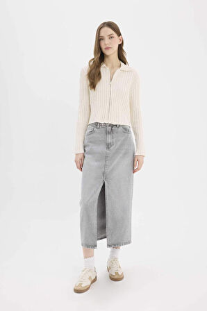 Long Fit Midi Jean Etek