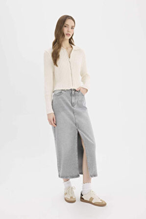 Long Fit Midi Jean Etek