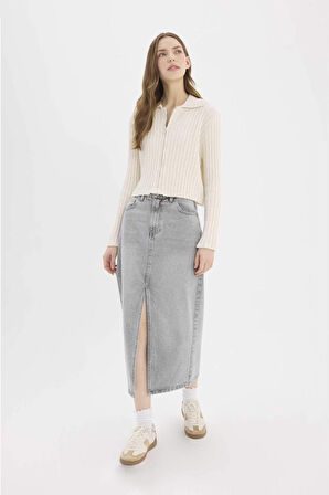 Long Fit Midi Jean Etek