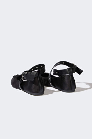 DeFacto Kadın Düz Taban Babet E2421AX25SMBK23