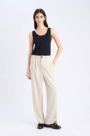 	Slim Fit Dar Kesim U Yaka Basic Düz Atlet