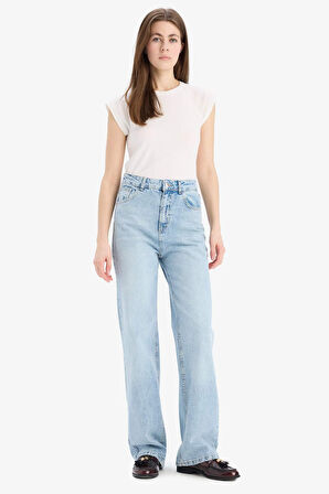 DeFacto Slim Fit Dar Kesim Bisiklet Yaka Basic Düz Ribana Kısa Kollu Tişört C7334AX25SPER105