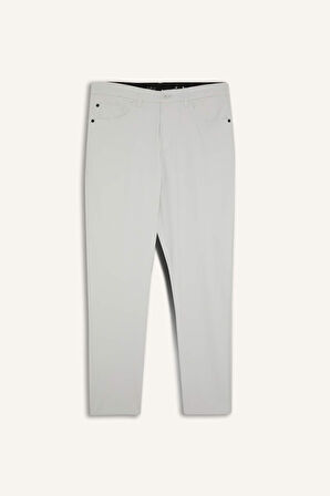 DeFactoFit Slim Fit Dar Kesim Standart Paça Esnek Multifonksiyonel Dokuma Sporcu Pantolon