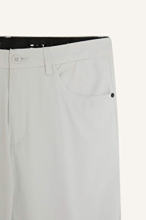 DeFactoFit Slim Fit Dar Kesim Standart Paça Esnek Multifonksiyonel Dokuma Sporcu Pantolon