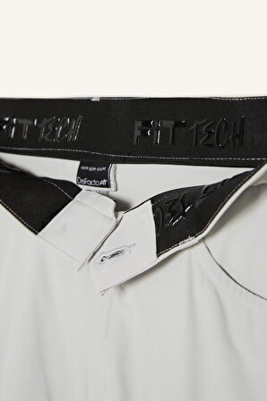 DeFactoFit Slim Fit Dar Kesim Standart Paça Esnek Multifonksiyonel Dokuma Sporcu Pantolon