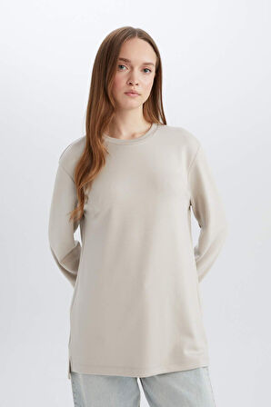 Regular Fit Uzun Kollu Tunik