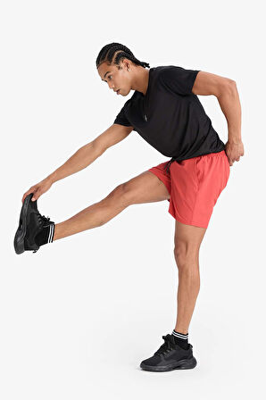 DeFactoFit Baskılı Esnek Dokulu Kısa Boy Sporcu Deniz Şortu C5138AX25HSBR91